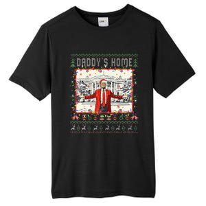 Trump 2024 Take America Back DaddyS Home Trump Xmas 2024 Tall Fusion ChromaSoft Performance T-Shirt