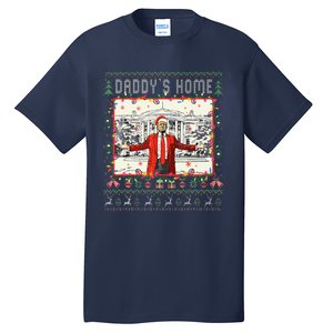 Trump 2024 Take America Back DaddyS Home Trump Xmas 2024 Tall T-Shirt