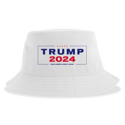 Trump 2024 Take America Back Sustainable Bucket Hat