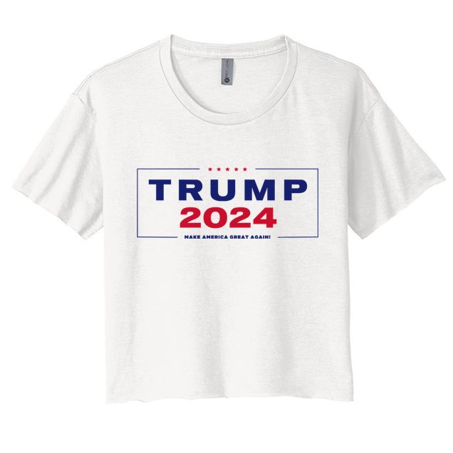 Trump 2024 Take America Back Crop Top