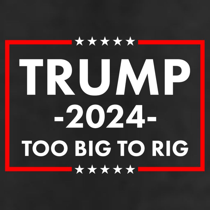 Trump 2024 Too Big To Rig Cool Comfort Performance Bucket Hat
