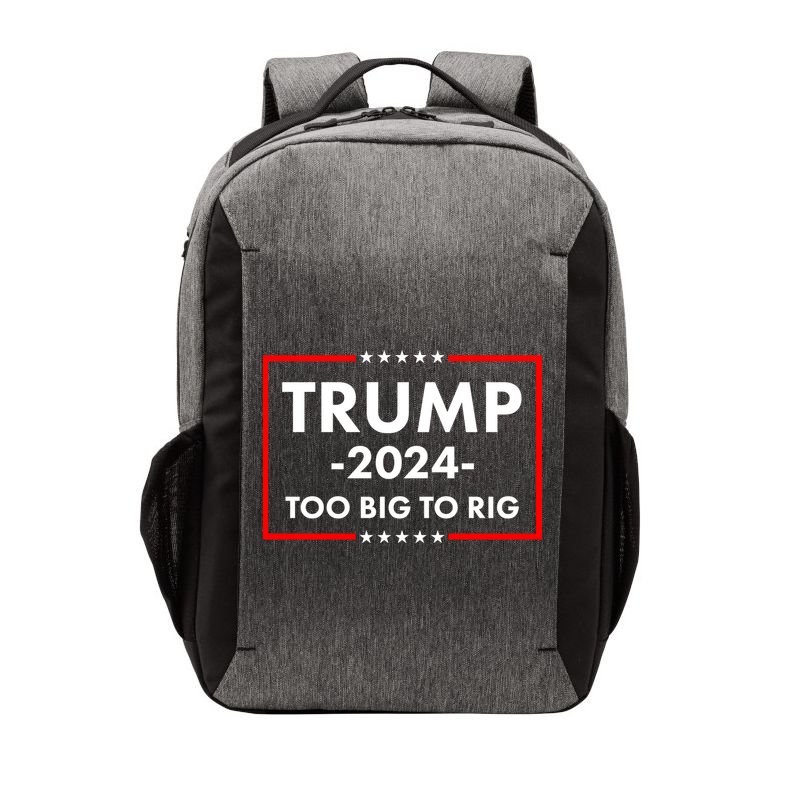 Trump 2024 Too Big To Rig Vector Backpack