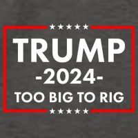 Trump 2024 Too Big To Rig Vector Backpack