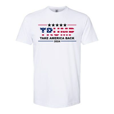 Trump 2024 Take America Back Usa Softstyle® CVC T-Shirt