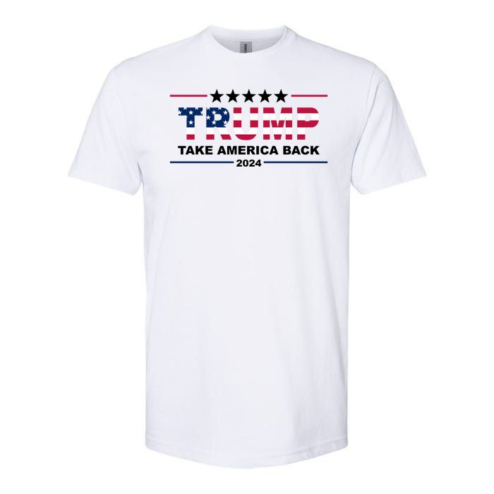 Trump 2024 Take America Back Usa Softstyle CVC T-Shirt