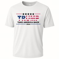 Trump 2024 Take America Back Usa Cooling Performance Crew T-Shirt