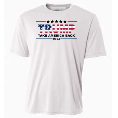 Trump 2024 Take America Back Usa Cooling Performance Crew T-Shirt