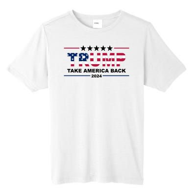 Trump 2024 Take America Back Usa Tall Fusion ChromaSoft Performance T-Shirt