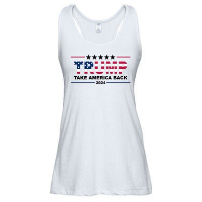 Trump 2024 Take America Back Usa Ladies Essential Flowy Tank