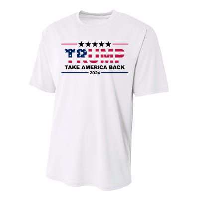 Trump 2024 Take America Back Usa Performance Sprint T-Shirt