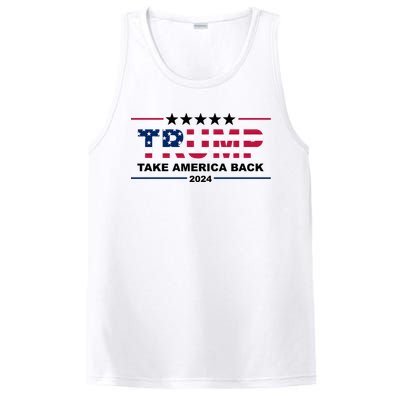 Trump 2024 Take America Back Usa PosiCharge Competitor Tank