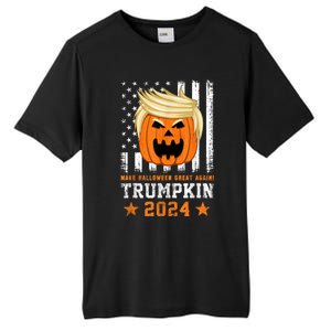 Trumpkin 2024 Usa Make Halloween Great Again Funny Trump Tall Fusion ChromaSoft Performance T-Shirt