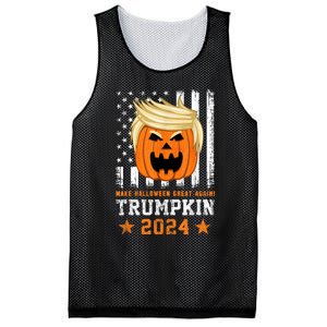 Trumpkin 2024 Usa Make Halloween Great Again Funny Trump Mesh Reversible Basketball Jersey Tank