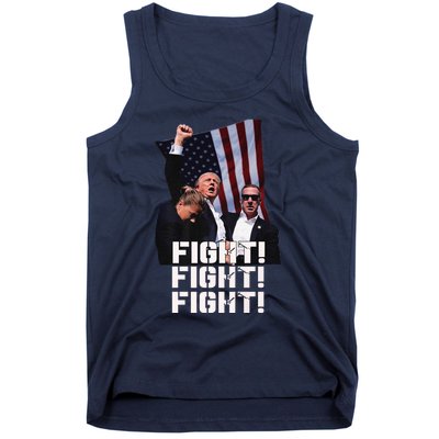 Trump 2024 Us Flag Donald Trump Election Rally Shooting 2024 Tank Top