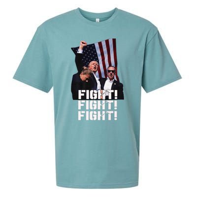 Trump 2024 Us Flag Donald Trump Election Rally Shooting 2024 Sueded Cloud Jersey T-Shirt