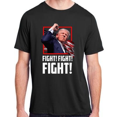 Trump 2024 Us Flag Donald Trump Election Rally Shooting 2024 Adult ChromaSoft Performance T-Shirt