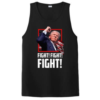 Trump 2024 Us Flag Donald Trump Election Rally Shooting 2024 PosiCharge Competitor Tank