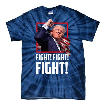 Trump 2024 Us Flag Donald Trump Election Rally Shooting 2024 Tie-Dye T-Shirt