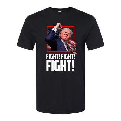 Trump 2024 Us Flag Donald Trump Election Rally Shooting 2024 Softstyle CVC T-Shirt