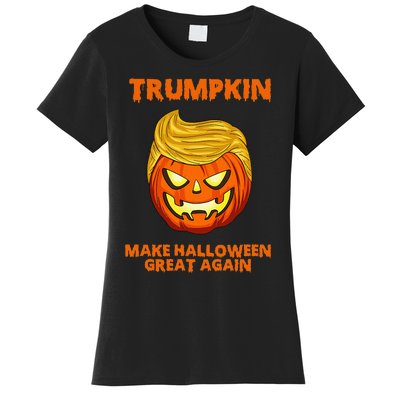 Trumpkin 2024 Usa Make Halloween Great Again Women's T-Shirt