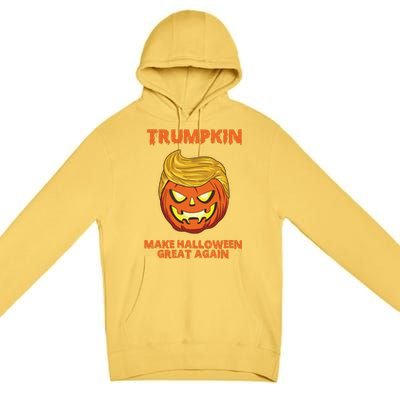 Trumpkin 2024 Usa Make Halloween Great Again Funny Premium Pullover Hoodie