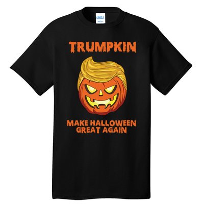 Trumpkin 2024 Usa Make Halloween Great Again Funny Tall T-Shirt