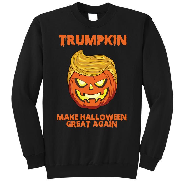 Trumpkin 2024 Usa Make Halloween Great Again Funny Tall Sweatshirt