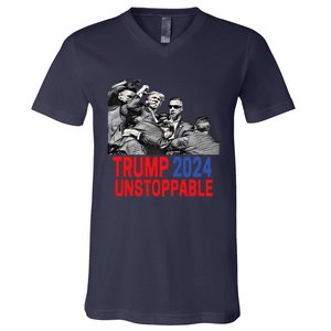 Trump 2024 Usa President Elections Pennsylvania Voters 2024 V-Neck T-Shirt