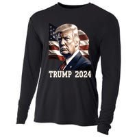 American President Donald Trump 2024 Election Cooling Performance Long Sleeve Crew