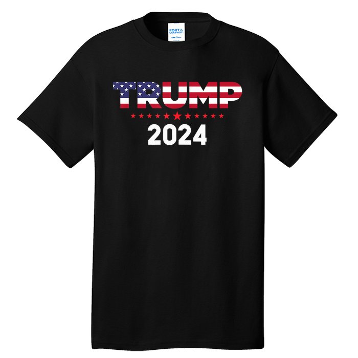 Trump 2024 | Us Flag Tall T-Shirt