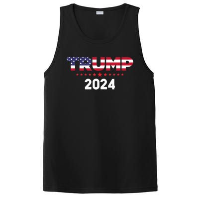 Trump 2024 | Us Flag PosiCharge Competitor Tank