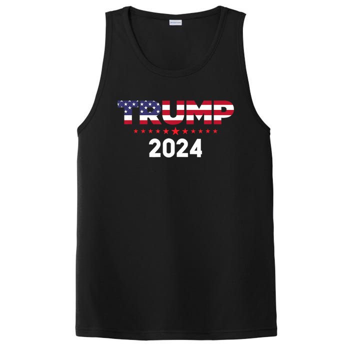 Trump 2024 | Us Flag PosiCharge Competitor Tank