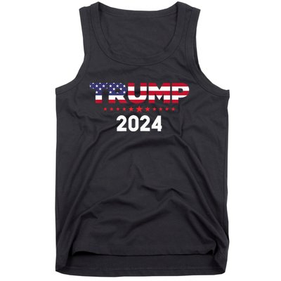 Trump 2024 | Us Flag Tank Top