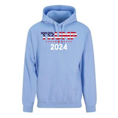 Trump 2024 | Us Flag Unisex Surf Hoodie