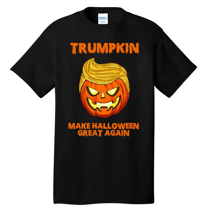 Trumpkin 2024 Usa Make Halloween Great Again Funny Tall T-Shirt