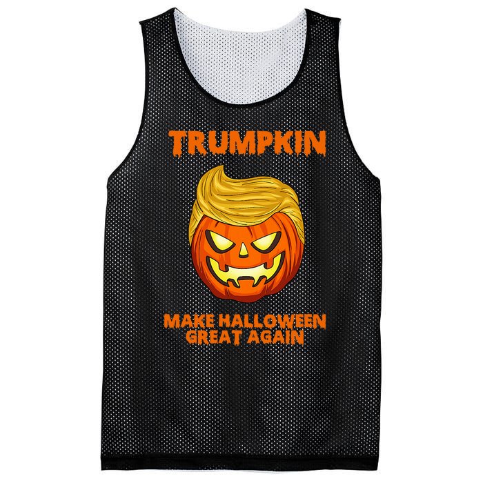 Trumpkin 2024 Usa Make Halloween Great Again Funny Mesh Reversible Basketball Jersey Tank