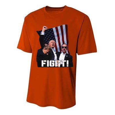 Trump 2024 Us Flag Donald Trump Election Rally Shooting 2024 Performance Sprint T-Shirt