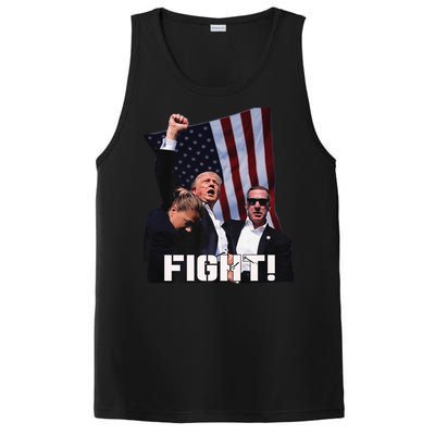 Trump 2024 Us Flag Donald Trump Election Rally Shooting 2024 PosiCharge Competitor Tank