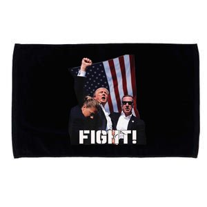 Trump 2024 Us Flag Donald Trump Election Rally Shooting 2024 Microfiber Hand Towel