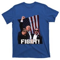 Trump 2024 Us Flag Donald Trump Election Rally Shooting 2024 T-Shirt