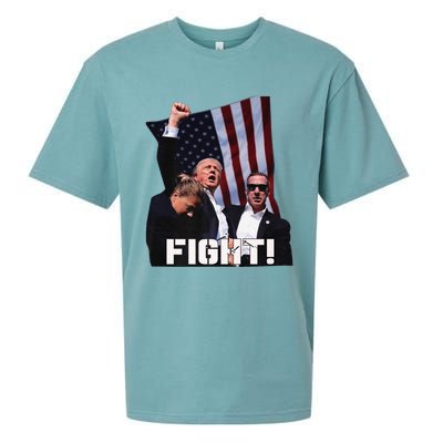 Trump 2024 Us Flag Donald Trump Election Rally Shooting 2024 Sueded Cloud Jersey T-Shirt