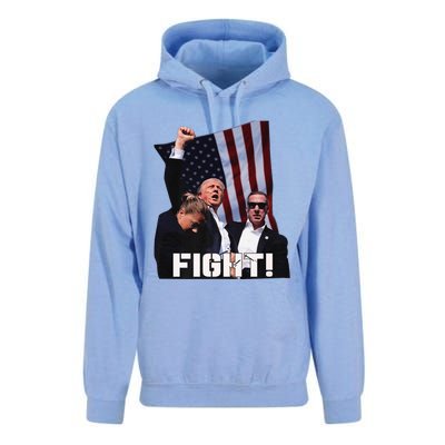 Trump 2024 Us Flag Donald Trump Election Rally Shooting 2024 Unisex Surf Hoodie