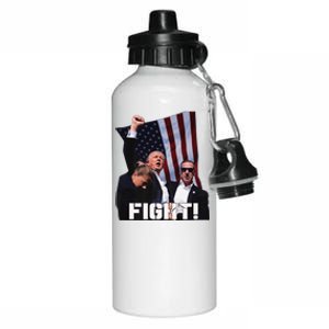 Trump 2024 Us Flag Donald Trump Election Rally Shooting 2024 Aluminum Water Bottle