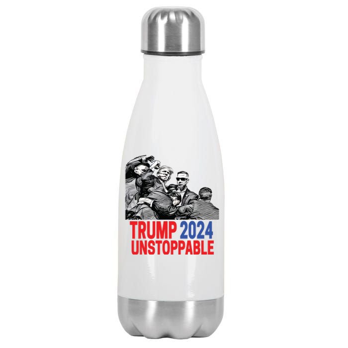 Trump 2024 Usa President Elections Pennsylvania Voters 2024 Stainless Steel Insulated Water Bottle