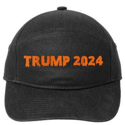 Trumpkin 2024 Usa Make Halloween Great Again Funny 7-Panel Snapback Hat