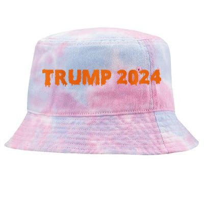 Trumpkin 2024 Usa Make Halloween Great Again Funny Tie-Dyed Bucket Hat