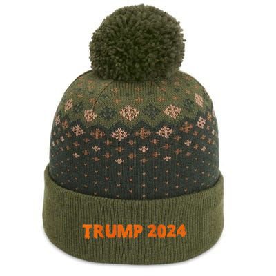 Trumpkin 2024 Usa Make Halloween Great Again Funny The Baniff Cuffed Pom Beanie