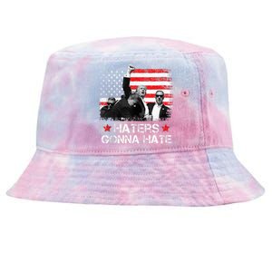 Trump 2024 Us Flag Donald Trump Election Rally Shooting 2024 Tie-Dyed Bucket Hat