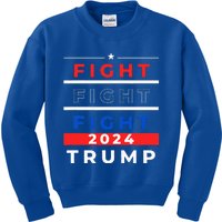 Trump 2024 Us President Will Not Stop Fight For America Kids Sweatshirt