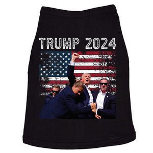 Trump 2024 Us Flag Donald Trump Election Rally Shooting 2024 Doggie Tank